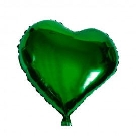 Balo para Festas Corao Irregular Verde