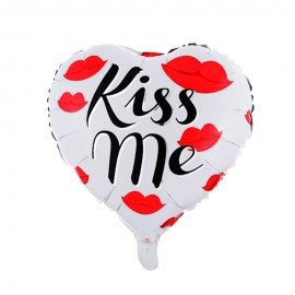 Balo para Festas Corao Kiss Me Branco
