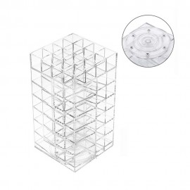 Organizador Acrlico Quadrado para Maquiagem No. 04 Giratrio