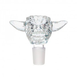 Tigela de Vidro Herb BW-038 Star Wars Yoda Transparente