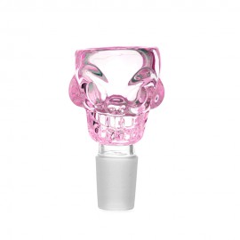 Tigela de Vidro Herb BW-002 Skull 18.8mm Pink