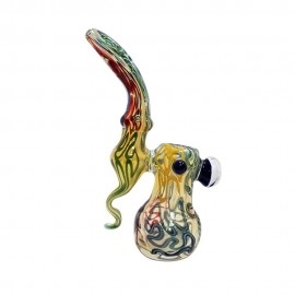 Bubbler Pipe de Vidro Herb BB-014 18cm