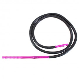 Mangueira para Narguile Black Hose Preto - Rosa