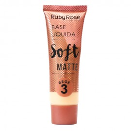 Base Lquida Ruby Rose Soft Matte HB-8050 Bege 3