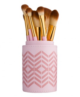 Kit de Pincis BH Cosmetics com Estojo Cilndrico 10pcs