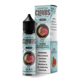 Essncia Vape Coastal Clouds Sweets Iced Passion Fruit Orange Guava 0mg 60ml