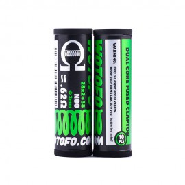Resistncia Wotofo Dual Fused Clapton 0.62 Ohm 10pcs