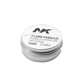 Resistncia NK 3 Core Parallel Fused Clapton NI90 0.20 Ohm