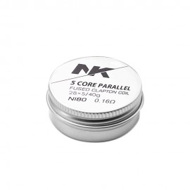 Resistncia NK 5 Core Parallel Fused Clapton NI80 0.16 Ohm