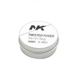 Resistncia NK TWISTED FUSED NI80 0.36 Ohm
