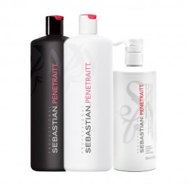 Kit Sebastian Penetraitt Shampoo 1L + Condicionador 1L + Mscara 500ml