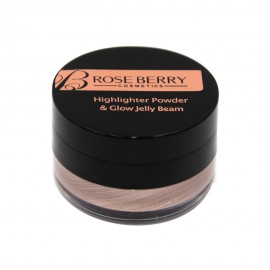 Iluminador Rose Berry 2 em 1 Compacto e em Creme