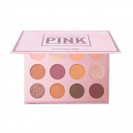 Paleta de Sombras Focallure Pink Warm Coppers and Romantic Mauves 12 Cores