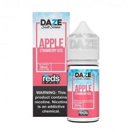 Essncia Vape 7Daze Reds Apple Salt Apple Strawberry Iced 50mg 30ml