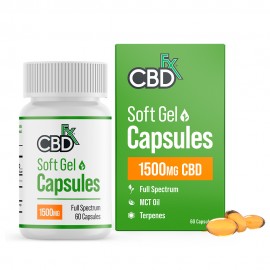 Cpsulas de Gel CBDFX 1500mg 60 unidades