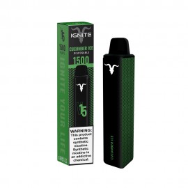 Dispositivo Descartvel IGNITE V15 1500 Puffs Cucumber Ice 50mg