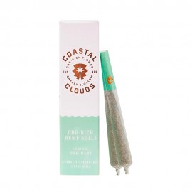 Cigarro de Flor de CBD Coastal Cloud Pr-enrolado Indica Dominant 126mg 2 Unidades 