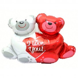 Balo para Festas Ursos I Love YOU Grande