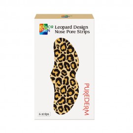 Tiras para Nariz Purederm COLOR!SKIN Leopard Design 6pcs