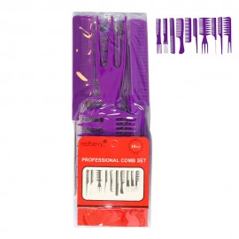 Kit Pentes para Cabelo Redberry 10pcs