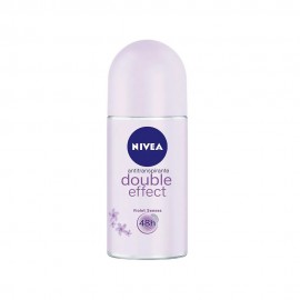 Desodorante Nivea Double Effect Violet Senses Roll On 50ml