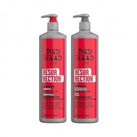 Kit TIGI Bed Head Resurrection Super Repair Shampoo + Condicionador 970ml