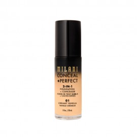 Base Corretivo Milani Conceal + Perfect 2-In-1 01 Creamy Vanilla 30ml