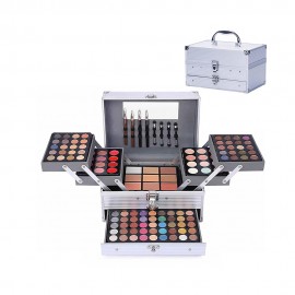 Maleta com Maquiagem Miss Rse 7007-006M Prata