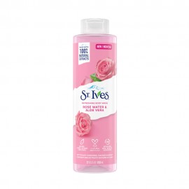 Gel de Banho Refrescante St. Ives Rose Water & Aloe Vera 650ml