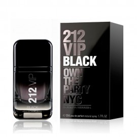 Perfume Carolina Herrera 212 Vip Black Own the Party NYC EDP Masculino 50ml