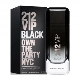 Perfume Carolina Herrera 212 Vip Black Own the Party NYC EDP Masculino 100ml