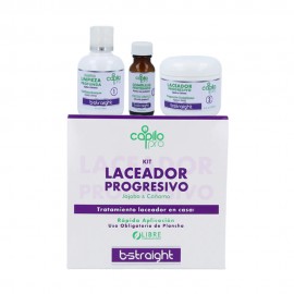Kit de Progressiva Capilo PRO B-Straight Jojoba and Hemp 3 Etapas