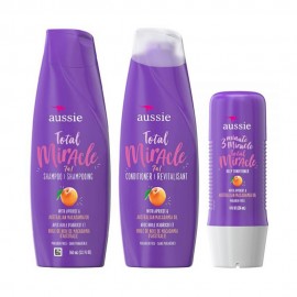 Kit Capilar Aussie 7in1 Total Miracle Shampoo + Condicionador + Mscara