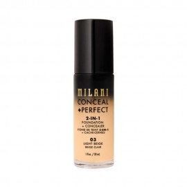 Base Corretivo Milani Conceal + Perfect 2-In-1 03 Light Beige