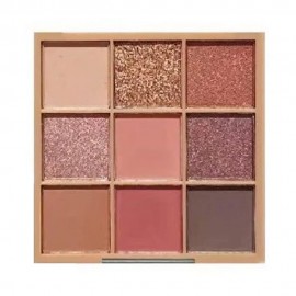 Paleta de Sombras D'Hermosa Nude HL032 9 Cores 03