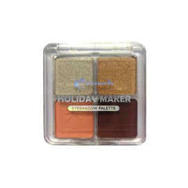Mini Paleta de Sombras D'Hermosa Holiday Maker HJ013 01 Cores