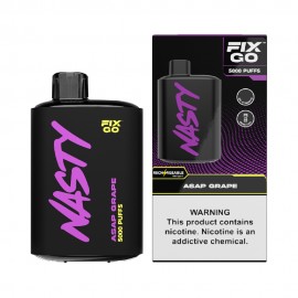 Dispositivo Descartvel Nasty Fix Go 5000 Puffs Asap Grape