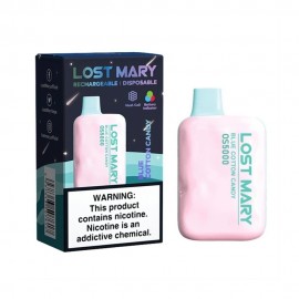 Dispositivo Descartable Lost Mary 5000 Puffs Blue Cotton Candy