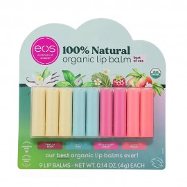 Kit de Protetores Labiais EOS Stick 9pcs