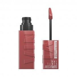 Batom Lquido Maybelline SuperStay Vinyl Ink 35 Cheeky