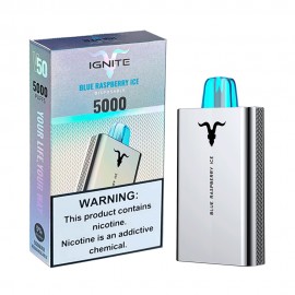 Dispositivo Descartvel Ignite V50 5000 Puffs Blue Raspberry Ice