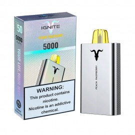 Dispositivo Descartable Ignite V50 5000 Puffs Peach Raspberry