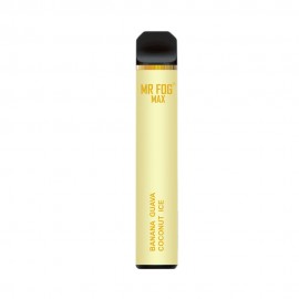 Dispositivo Descartvel Mr Fog MAX 1000 Puffs Banana Guava Coconut Ice