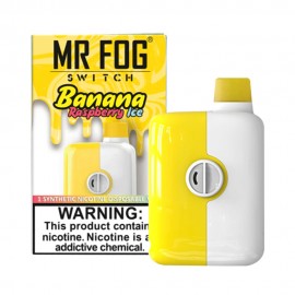 Dispositivo Descartvel Mr Fog Switch 5500 Puffs Banana Raspberry Ice