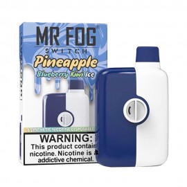 Dispositivo Descartvel Mr Fog Switch 5500 Puffs Pineapple Blueberry Kiwi Ice