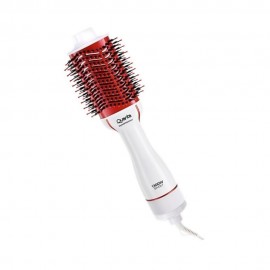 Escova Secadora Quanta QTES6000N 2 em 1 Bivolt White/Red