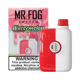 Dispositivo Descartvel Mr Fog Switch 5500 Puffs Watermelon Strawberry Apple Menthol