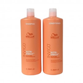 Kit Capilar Wella Invigo Nutri-Enrich Shampoo + Condicionador 1L