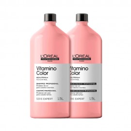 Kit Capilar L'Oral Serie Expert Vitamino Color Shampoo + Condicionador 1.5L