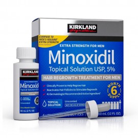 Tratamento Minoxidil  Kirkland Signature 6 Unidades 60ml